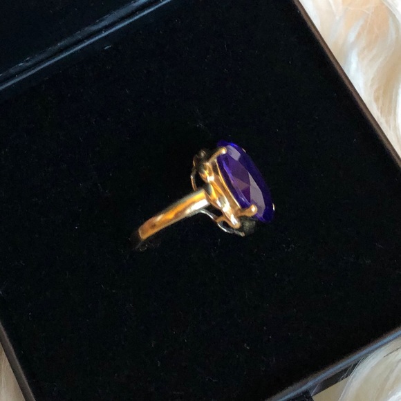 Purple Stone Ring - Picture 3 of 7